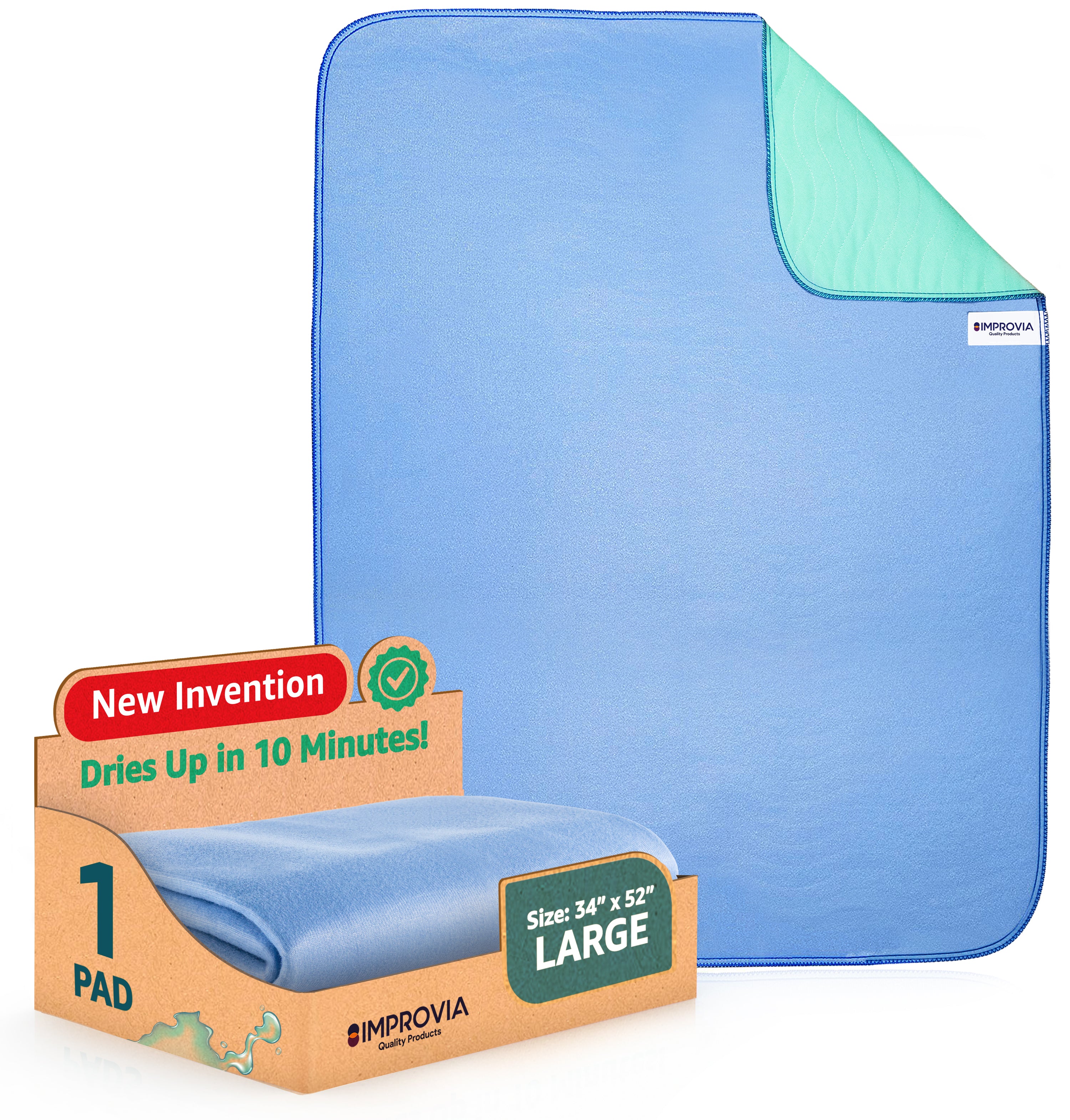 DMI Washable Underpads 34 in. x 35 in. (4-Pack)