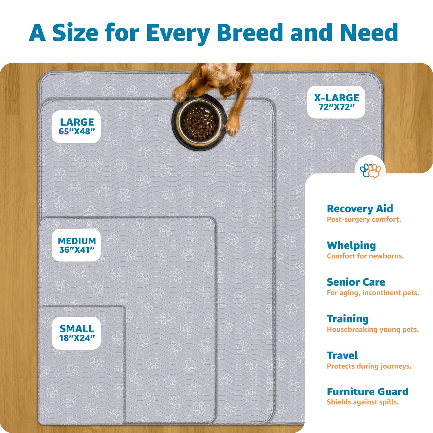 Washable Pee Pad for Dogs