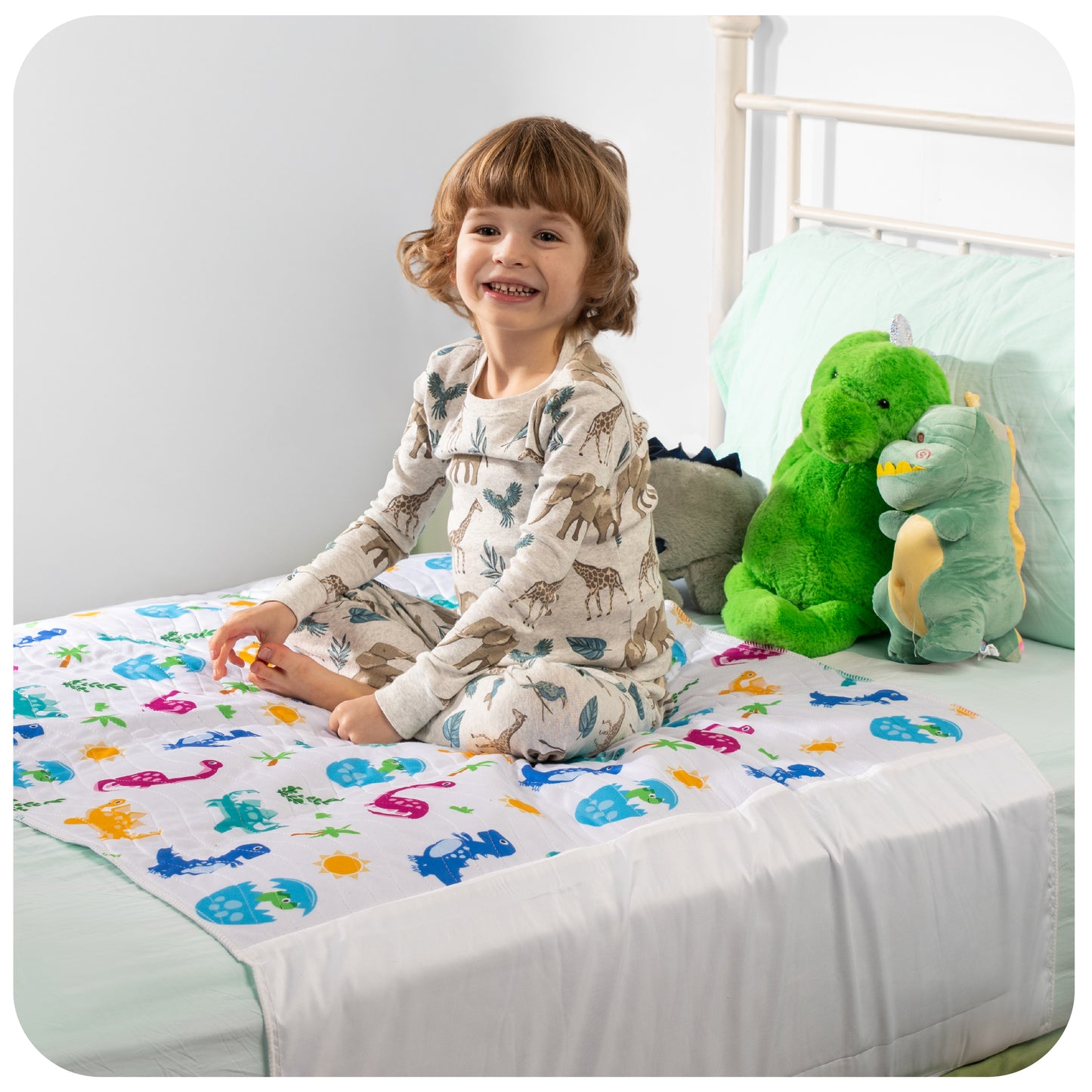 Washable Bed Pads for Toddlers with Tuckable Wings - 34"x36"