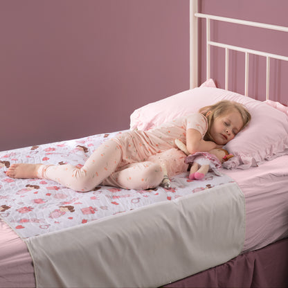 Washable Bed Pads for Toddlers with Tuckable Wings - 34"x36"