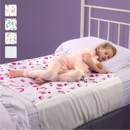 Washable Bed Pads for Toddlers with Tuckable Wings - 34"x36"