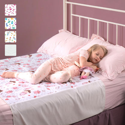Washable Bed Pads for Toddlers with Tuckable Wings - 34"x36"
