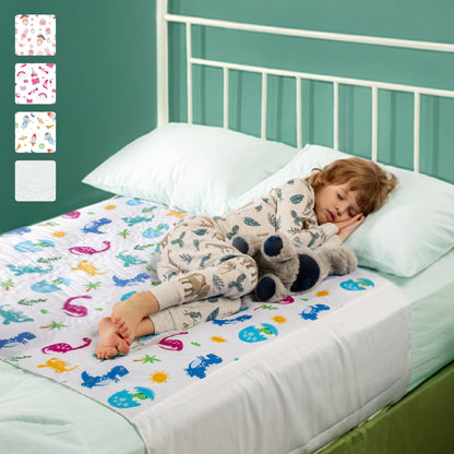 Washable Bed Pads for Toddlers with Tuckable Wings - 34"x36"
