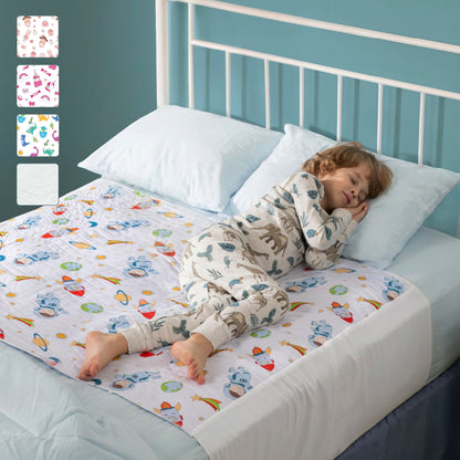 Washable Bed Pads for Toddlers with Tuckable Wings - 34"x36"
