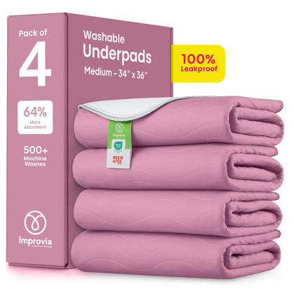 Medium - 34"x36" Washable Underpads