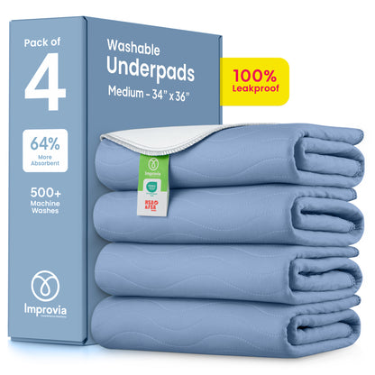 Medium - 34"x36" Washable Underpads