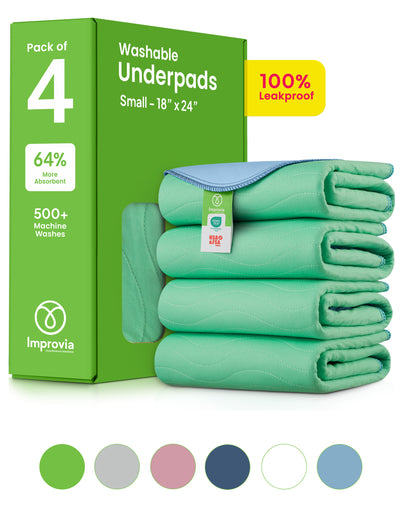 Small - 18"x24" Washable Underpads