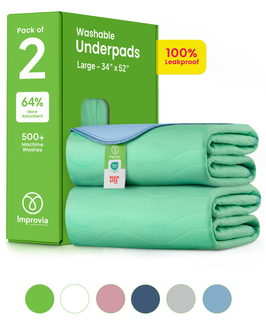Large - 34"x52" Washable Underpads