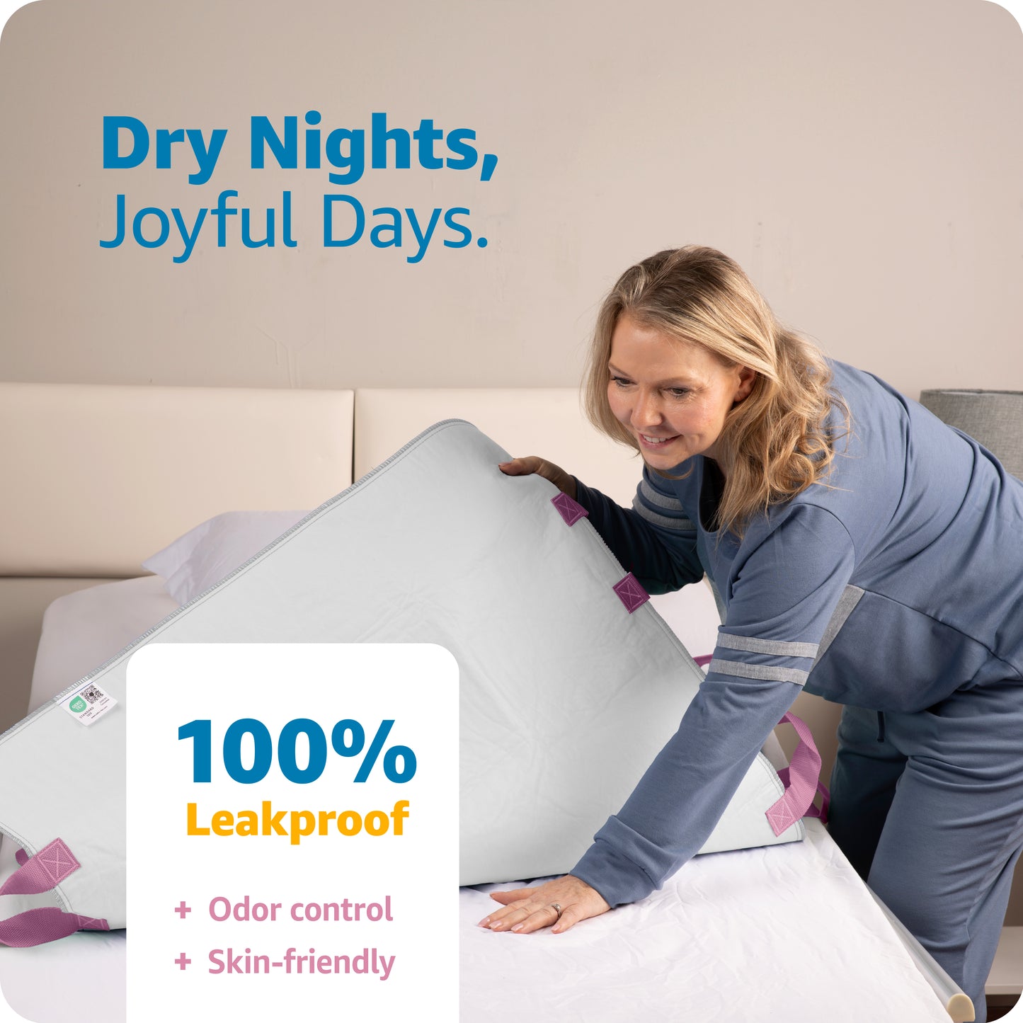 Positioning Bed Pad with Handles