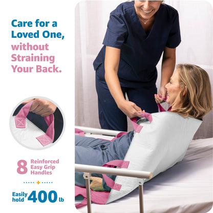 Positioning Bed Pad with Handles