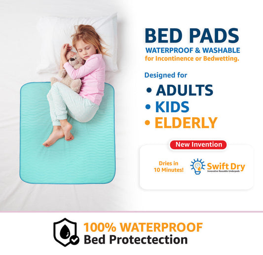 
MAXIMUM ABSORBENCY - IMPROVIA Reusable Underpad is a revolutionary Incontinence Pad that provides faster and more effective fluid absorption. It is the only absorbeWashable Underpads - 34" x 36"Improvia